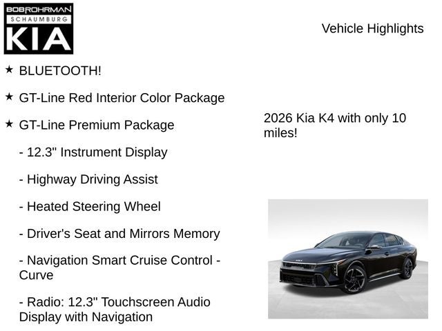 2026 Kia K4 GT-Line