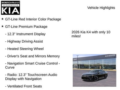 2026 Kia K4 GT-Line