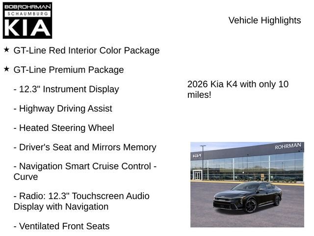2026 Kia K4 GT-Line