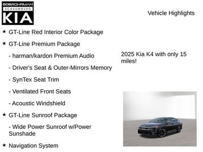 2025 Kia K4 GT-Line