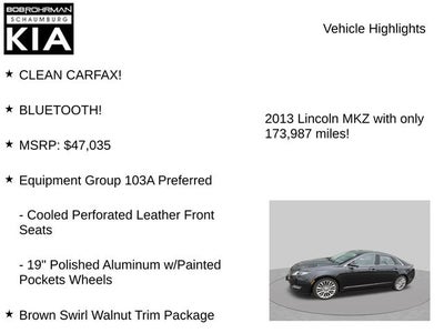 2013 Lincoln MKZ Base
