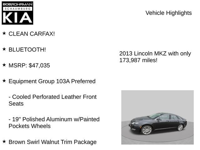 2013 Lincoln MKZ Base