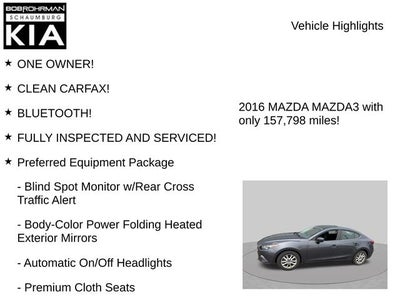 2016 Mazda Mazda3 i Sport