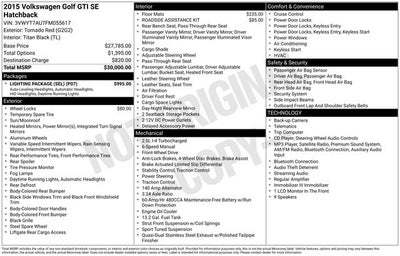 2015 Volkswagen Golf GTI 2.0T SE