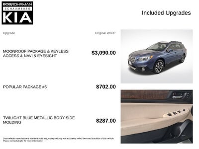 2016 Subaru Outback 2.5i Limited
