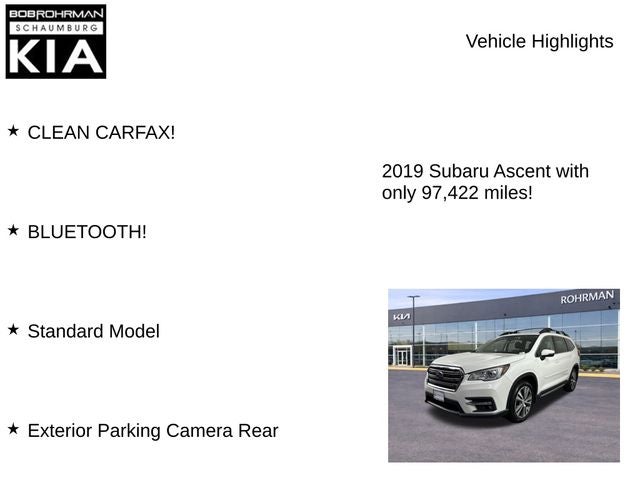2019 Subaru Ascent Limited