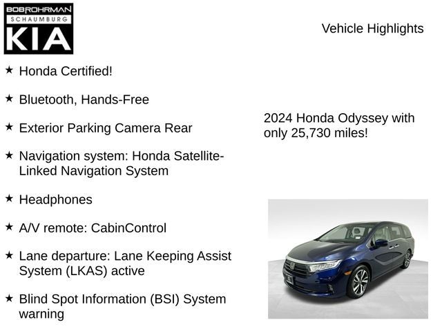 2024 Honda Odyssey Touring