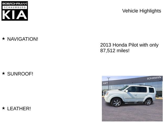 2013 Honda Pilot Touring