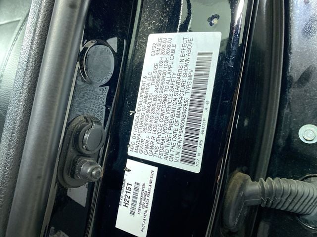 2022 Honda Pilot Elite