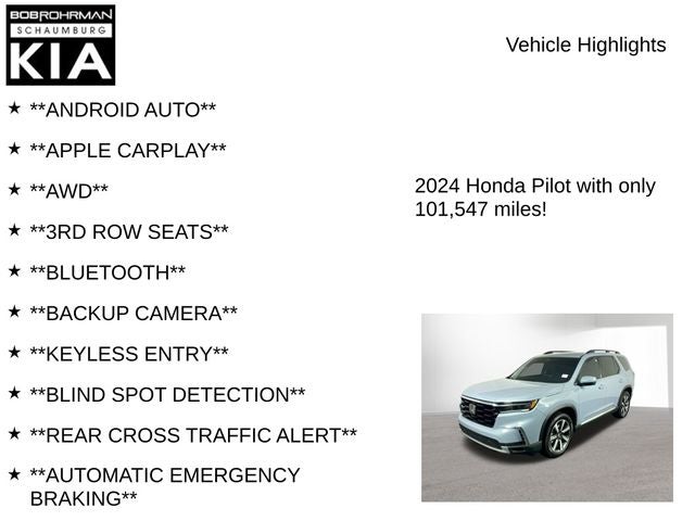 2024 Honda Pilot Touring