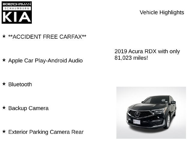 2019 Acura RDX Base SH-AWD