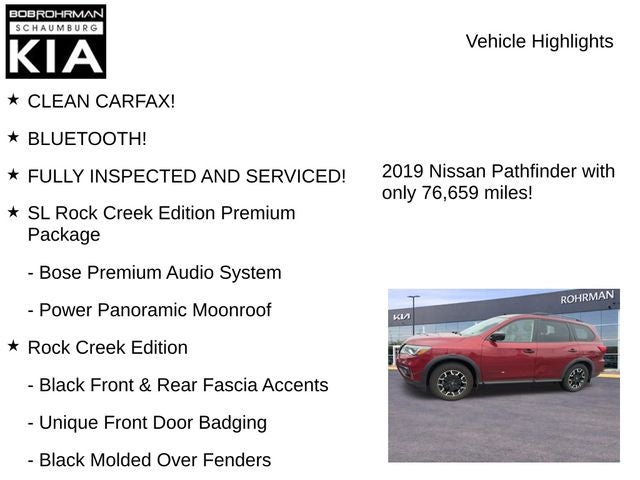 2019 Nissan Pathfinder SL