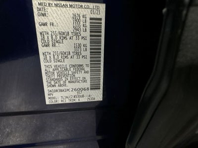 2023 Nissan Pathfinder SV