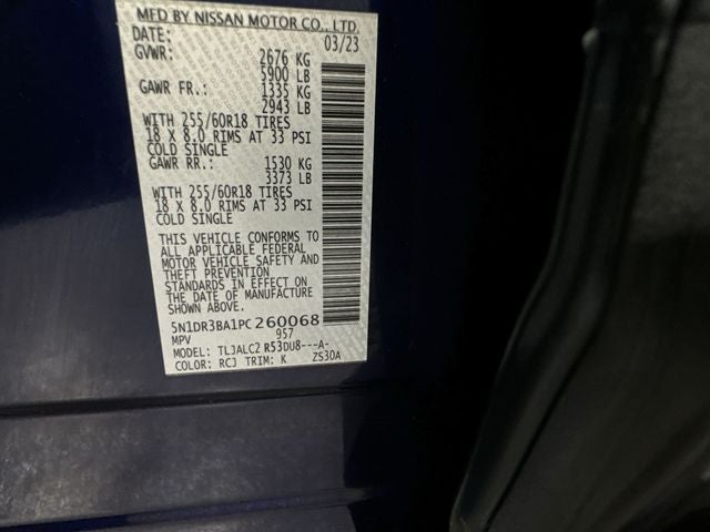 2023 Nissan Pathfinder SV