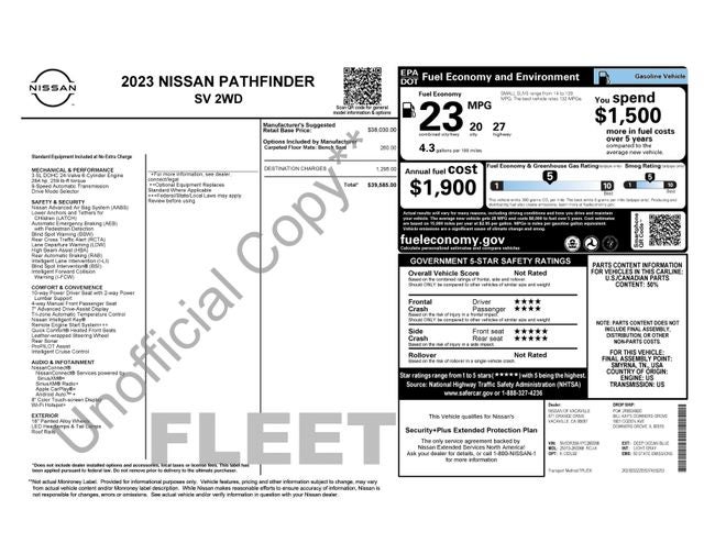 2023 Nissan Pathfinder SV