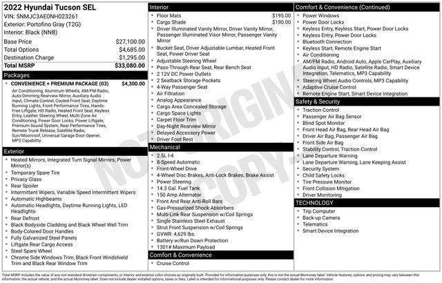 2022 Hyundai Tucson SEL