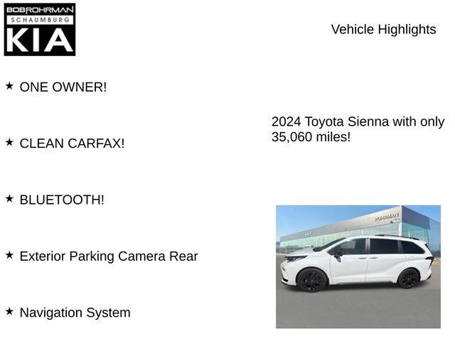 2024 Toyota Sienna XSE 7 Passenger