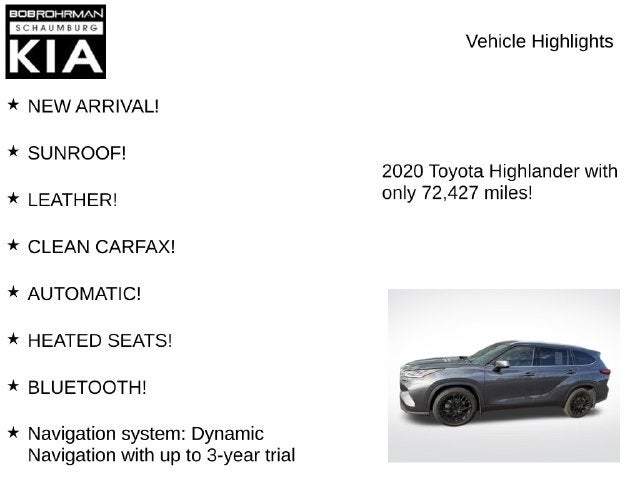 2020 Toyota Highlander Limited
