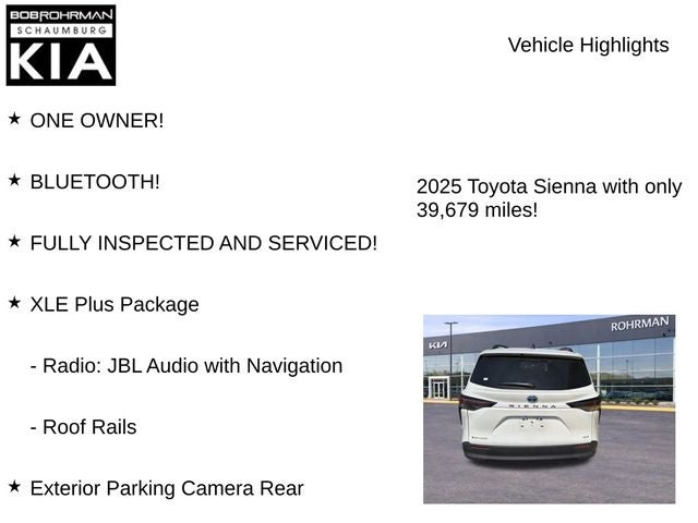 2025 Toyota Sienna XLE 7 Passenger