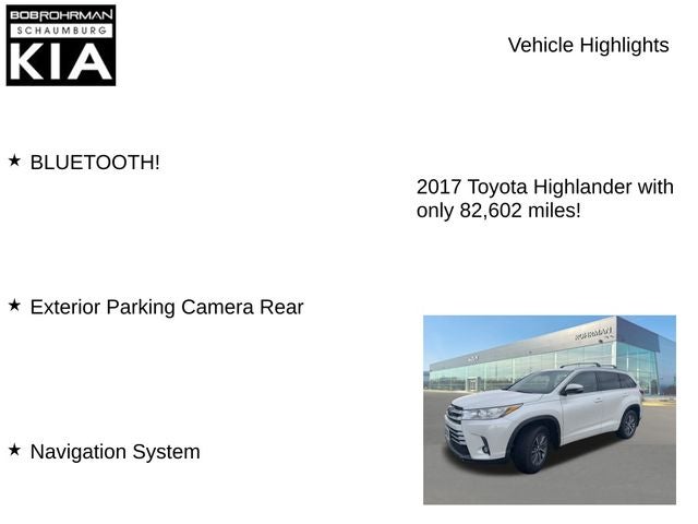 2017 Toyota Highlander XLE