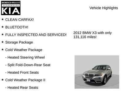 2012 BMW X3 xDrive28i