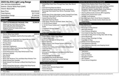 2025 Kia EV6 Light