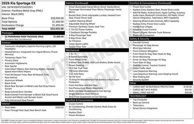 2026 Kia Sportage EX