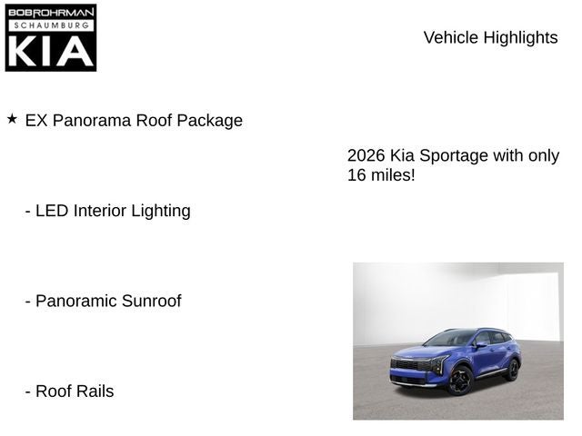 2026 Kia Sportage EX