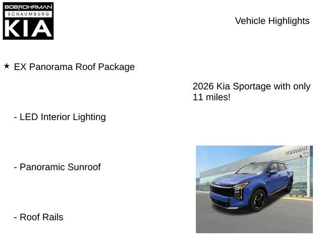 2026 Kia Sportage EX