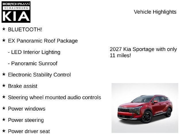 2027 Kia Sportage EX