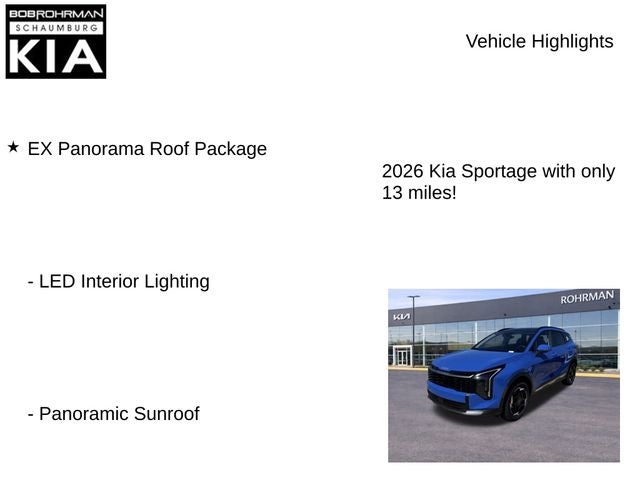 2026 Kia Sportage EX