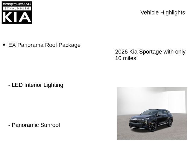 2026 Kia Sportage EX
