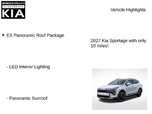 2027 Kia Sportage EX