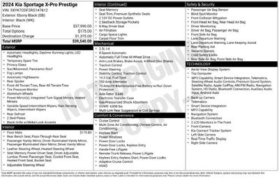 2024 Kia Sportage X-Pro Prestige