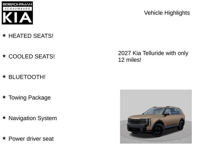 2027 Kia Telluride X-Line EX