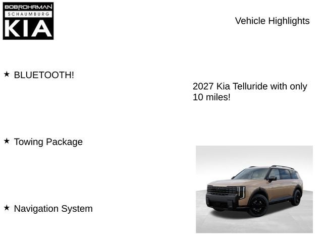 2027 Kia Telluride X-Line EX