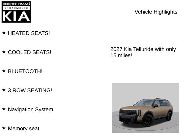 2027 Kia Telluride Hybrid X-Line SX