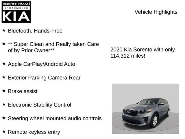 2020 Kia Sorento LX