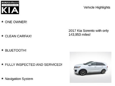 2017 Kia Sorento SX Limited