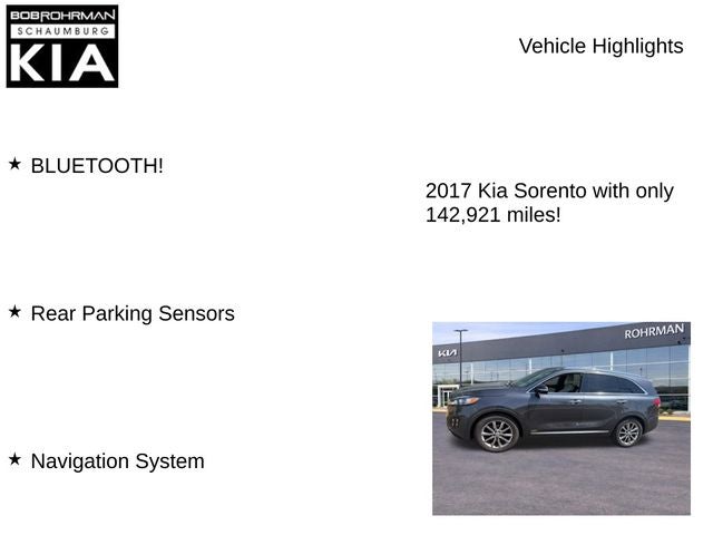 2017 Kia Sorento SX Limited