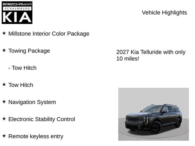 2027 Kia Telluride Hybrid X-Line SX Prestige