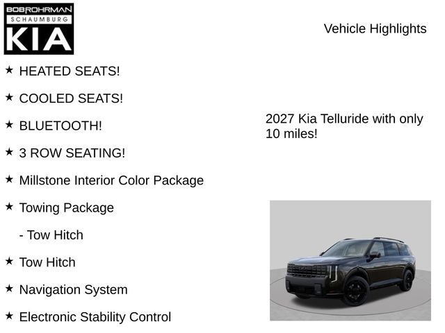2027 Kia Telluride Hybrid X-Line SX Prestige
