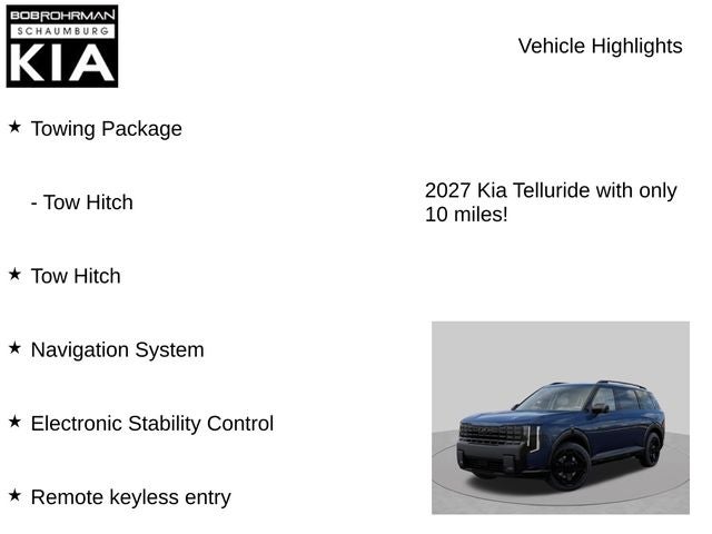 2027 Kia Telluride Hybrid X-Line SX Prestige