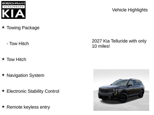 2027 Kia Telluride Hybrid X-Line SX Prestige