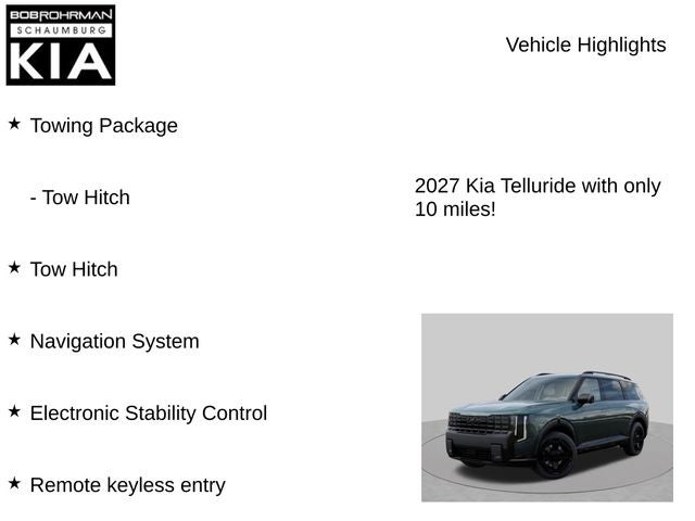 2027 Kia Telluride Hybrid X-Line SX Prestige