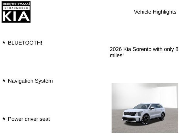 2026 Kia Sorento EX
