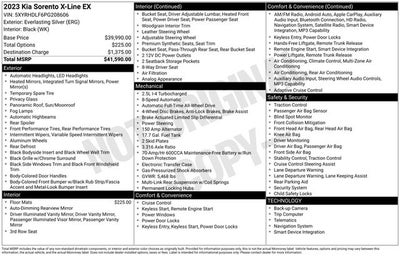 2023 Kia Sorento X-Line EX