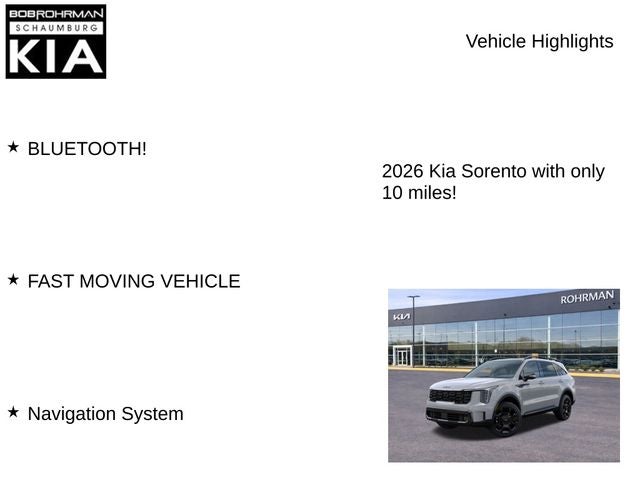 2026 Kia Sorento X-Line SX