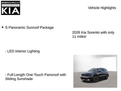 2026 Kia Sorento S
