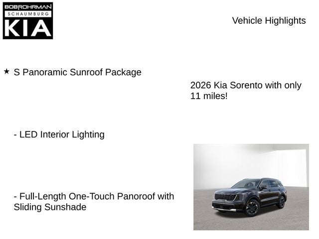 2026 Kia Sorento S